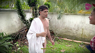 I Found an Ancient Statue in My New House, I Fuck It in the Flowerpot Pose and End up Eating Its Semen.