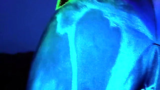 Neon Raver Lays a Clutch of Eggs in Uv Then Pushes Them All Out and Pisses: Ovipositor and Egg Play Seduction