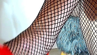 Mis a Displays Her Sexy Legs in an Panty Hose Show 2