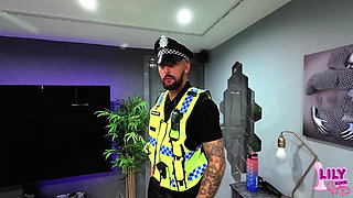 Porn Shoot Audition: Caught by the Police and Fucked