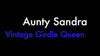 Aunty Sandra in Red Girdle Having Fun Vgq 59