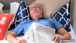 Mature Nurse Lea Lexus Sucks Tony Rubino and Takes Cumshot