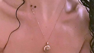 Big boob brunette masturbates on webcam