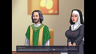 Summertime saga: Jenny is now hooked on my dick she comes anytime to ride me