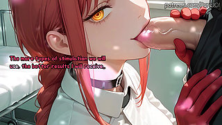 Your Doctor Makima is checking on your massive cock's health (Sex JOI)