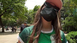 Amateur INFLUENCER with FAN FOR MONEY in the BOX vs MEXICO!! Cumming Inside Her Vagina at the World Cup!!