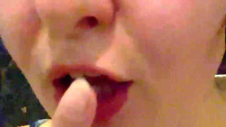 RISKY PUBLIC BATHROOM MASTURBATION AFTER SAUNA