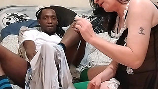 Digging This Big Black Dick in Petite Slut