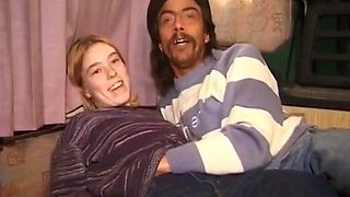 Good Looking German Teen Gets Her Hairy Pussy Pounded Hard
