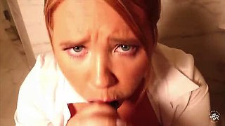 Boss Loves BBC: Annabelle Rogers Big Natural Tits Blowjob