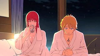 Cartoon hentai, reze, rectal