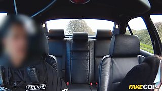 Trampy us milf in black fishnets pounded by a uk policeman - faux cop