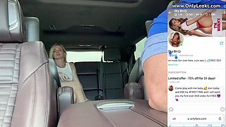 Sweet Vickie fucks in car Housband withnes: Blowjob, Amateur  Babe Porn