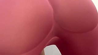 Leggings Tucked Into Big Ass Sitting on Big Dildo - Raissa Conte