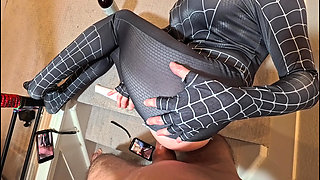 Black Spider Girl Anal Creampie Reveals Her Nasty Secret. Anal Destroyed by Big 8inch Dick