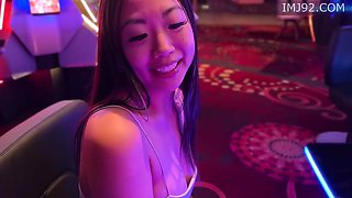 Cheating Asian Babe Squirts Everywhere During Intense Breeding Session