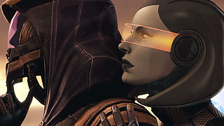 Space Commander Ava Futa Girl 3D Animation - Universal Defenders