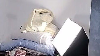 Sexy Latina Tries on and Cuts Clothes
