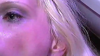 Cute Blonde with Big Tits Can't Get Enough Cum