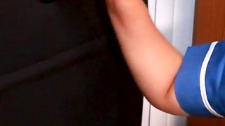 Student nurse gives gloryhole therapy