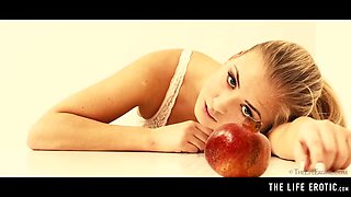 Pigtailed cutie s big natural tits bounce as she masturbates by The Life Erotic: Porn