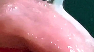 Foreskin: She Gags From Huge Amounts of Sperm, Going Down Her Throat Closeup