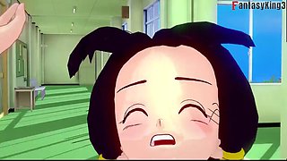 Android 18 Seduces Gohan at University - Dragon Ball Zex Series