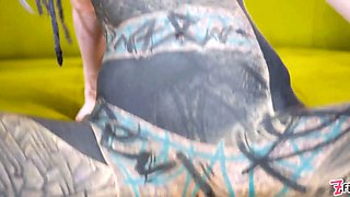 Alternative dreadlocks stunner assfucking only threesome – dual anal, ass inside-out bloom & gaping
