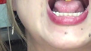 I Swallow Ten Candy Sticks!!