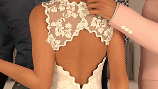 My Hotwife 9 - Hotwife Gets Fucked in Her Wedding Dress and Eats Ass for Everyone