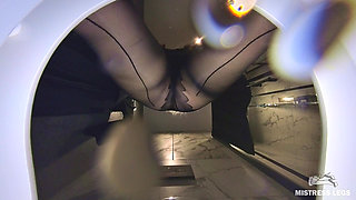 Human Toilet - Golden Shower Lite - Strict Lady Boss Pisses Directly on Your Face in Office Toilet POV