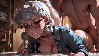 ATKINS HEAVEN - At Your Service: Busty Demon Gets Deep Anal Creampie