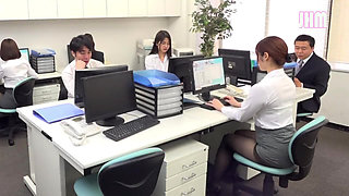 Office Temptation Pantyhose Fever Follows You From Desk to Hotel - Episode2