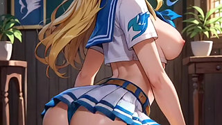 Hentai anime - My husband wanted me to give him the ass and he fucked me very rich
