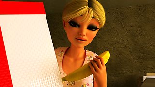 Monster cock mama fucks petite dickgirl - 3D FUTA Animation