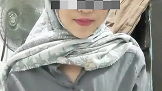 Indonesian Hijab Porn with Big Breasts