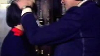 Retro threesome with vintage clothing and hardcore sex
