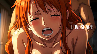 Hentai Couple Intense Bedroom Fuck (AI)