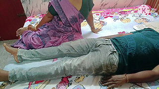 Step Mother Treated Her Injured Step Son in a Erotic Way - Full Tamil Audio with Moaning