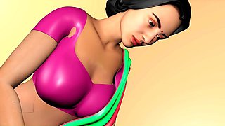 Paying the rent with some animated 3D sex