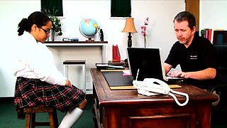 College teen pledges spanking