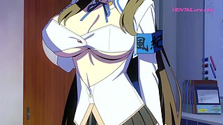 Virgin rookie gets tackled by busty FS babes (Dubbed Hentai)