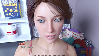 Busty Stepmom Loves My Cock Grinding Her Ass While She Doing Laundry