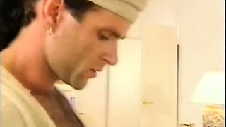 Lesbian Eve Angel licks big boobs