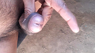 Black Cock Close up Handjob Indian Man