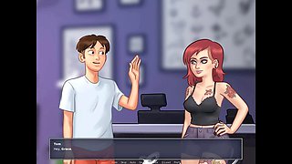 Cartoon parody, summertime saga, adults sex