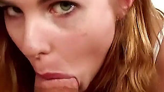 Sexy Small Tits Blonde Teen Jonni Hennessy POV Blowjob Facial