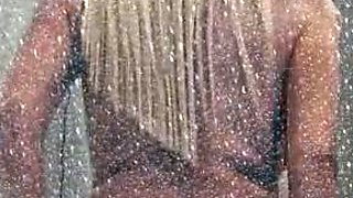 Amateur blond girl with big boobs getting fucked