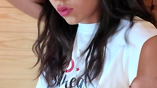 Fucking My Tight Pussy 18 Years Old Stepsister Before Our Parents Come Back