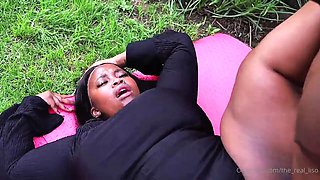 South African BBW Banged Outdoors